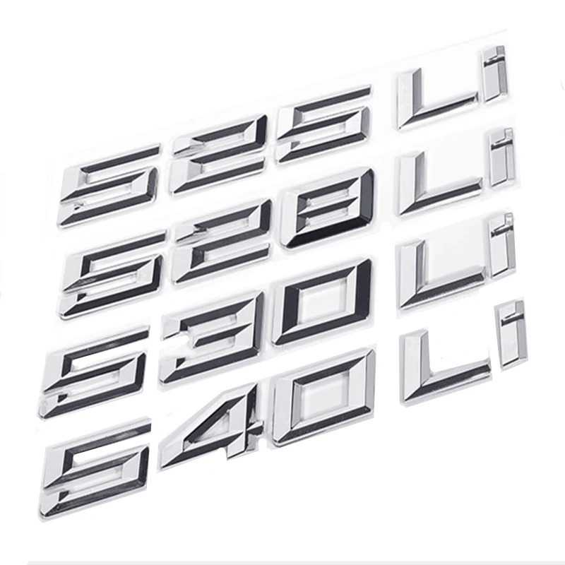 Автомобильный задний Трейл емкость логотип цифровая этикетка для BMW 5 серии 520 535