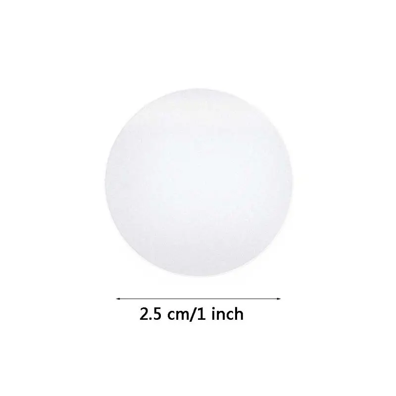 1 рулон (500 шт.) набора круглых прозрачных ленточек печать наклеек конверты