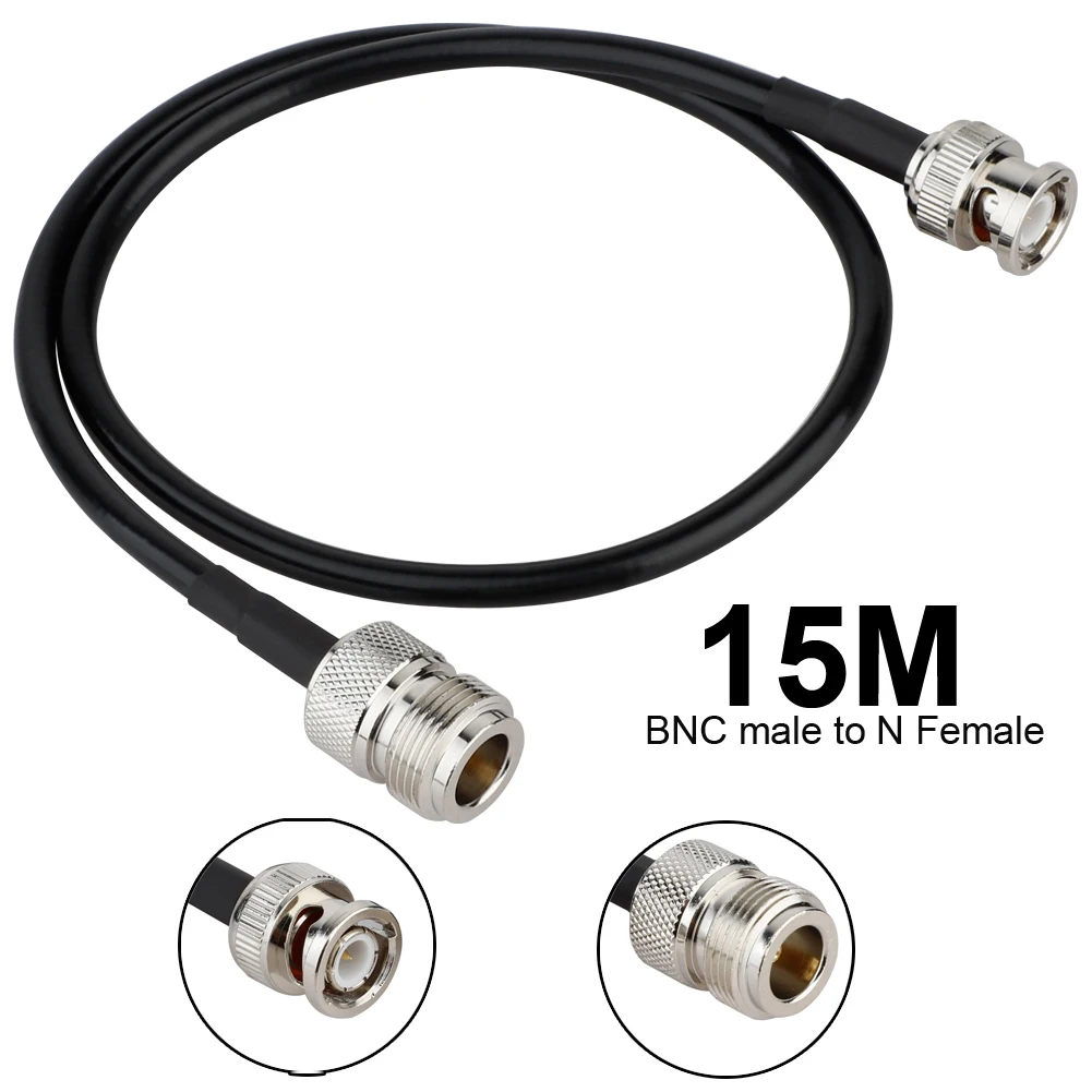 5 м 10 15 Кабель BNC штекер к N гнездовой прямой RG58 Перемычка отрезок | Обустройство