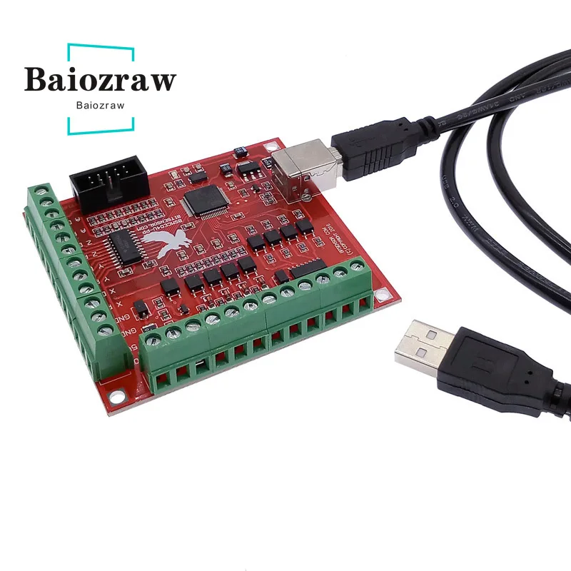 MACH3 коммутационная плата ЧПУ USB 100 кГц 4 оси Интерфейс драйвер контроллер движения