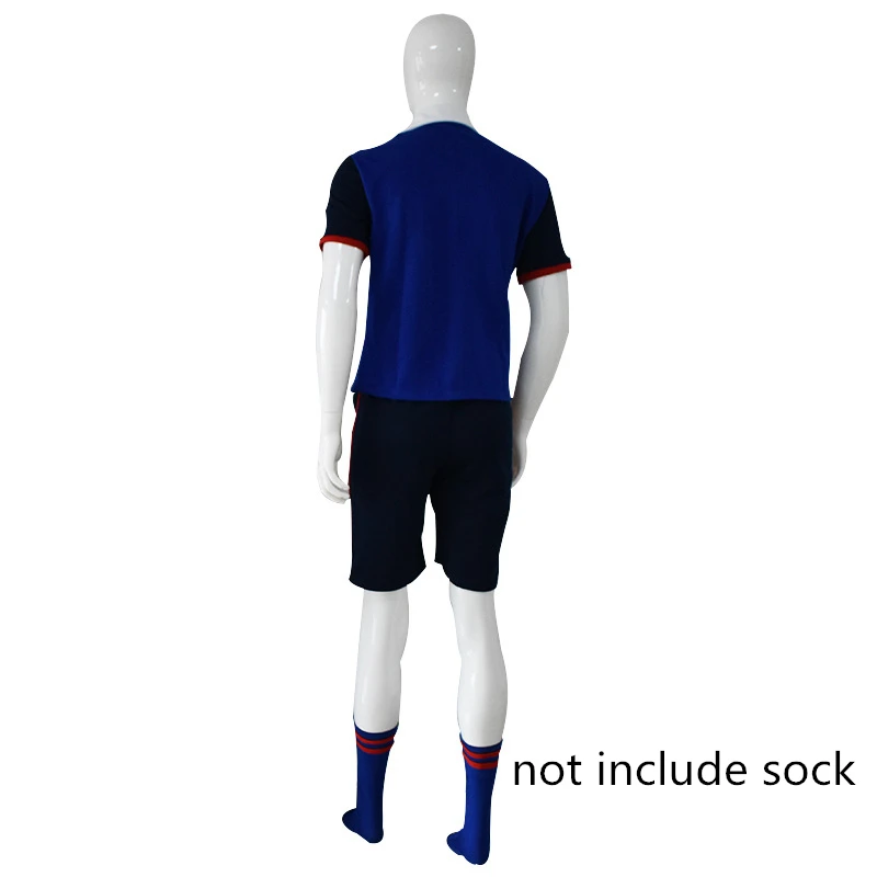 Игровой костюм для косплея Inazuma Eleven школьная форма команды футболка поло унисекс