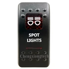 Печатный красный переключатель Cap - SPOT светильник S-для Carling Arb светильник свет автомобиль Лодка клавишный переключатель 12 В 24 В, только крышка! Нет основания переключателя!