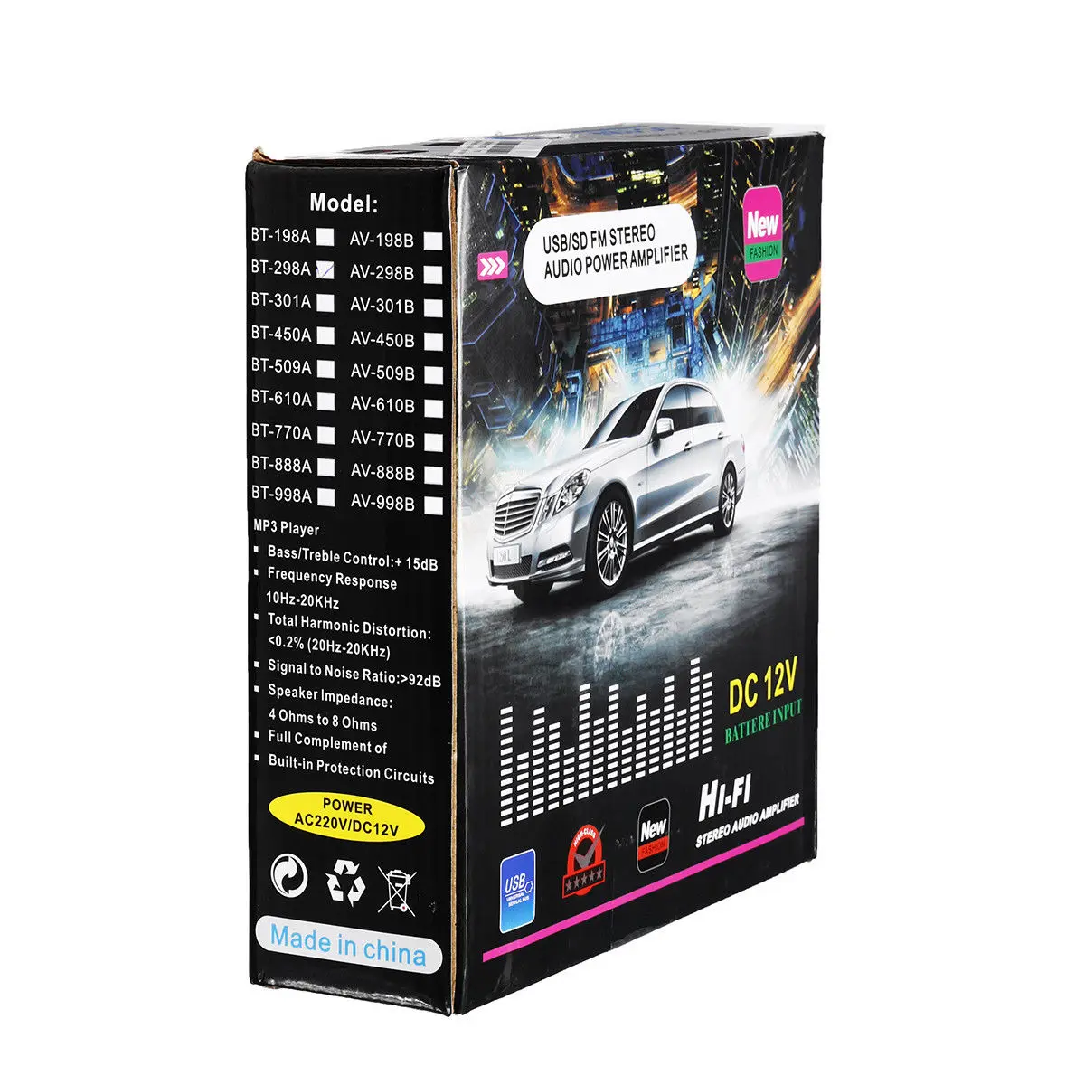 

600w Home Amplifiers Audio bluetooth Amplifier Subwoofer Amplifier Home Theater Sound System Mini Amplifier Professional