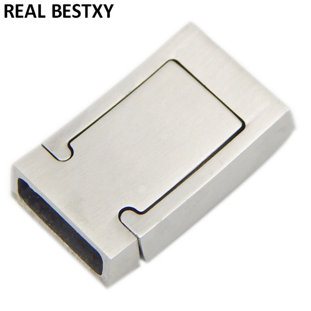 20pcs/lot hole size: 12*3.5mm 316l Stainless Steel Buckle Magnet Hook Jewelry Findings For Leather Bracelet Magnetic Clasp DIY | Украшения
