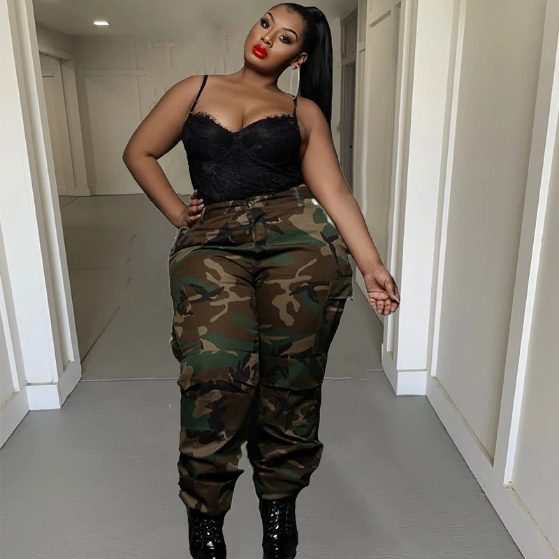 Размера плюс брюки для женщин спортивные XL-5XL джоггеры Свободные повседневные