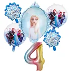 6 шт.компл. Disney холодное сердце 2 Анна и Эльза шары в форме принцесс вечерние рождения украшения детский душ воздушные шары из алюминиевой фольги детские игрушки