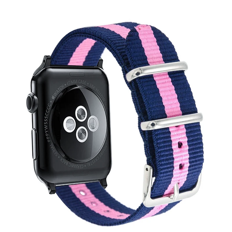 Лидер продаж нейлоновый ремешок для наручных часов Apple Watch версии 4/3/2/1 спортивный