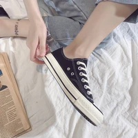 2021 summer new fashion half trailer canvas shoes womens hong kong style comfortable lazy shoes korean style student shoes