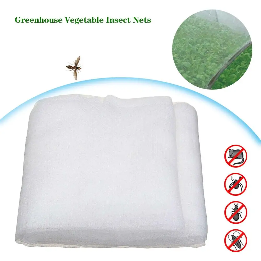 

Greenhouse Protective Net Fruit Vegetables Care Cover Insect Net Plant Covers Net Garden Pest Control Anti-bird Mesh Net L15