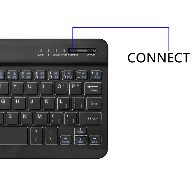 Asunflower Мини Беспроводная Bluetooth клавиатура с тачпадом для Ipad Apple Mac ноутбук 9 7 дюйма
