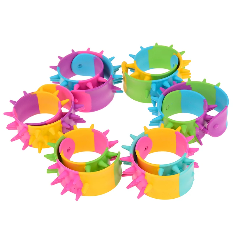

Fidget Antistress Sensory Toys Silicone Slap Bracelets Kids Boys Girls Dekompression Anxiety Ring Autism Therapy