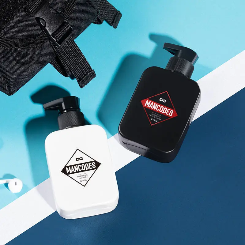 

2set men's facial cleaner Mencodes volcano mud facial cleanser for men