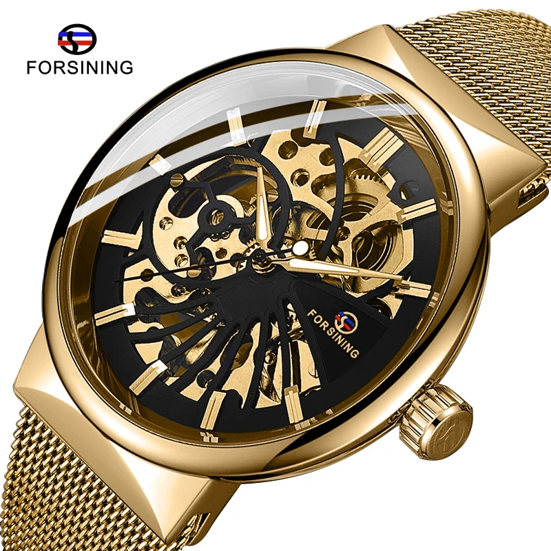 Часы наручные Forsining Мужские автоматические модные механические