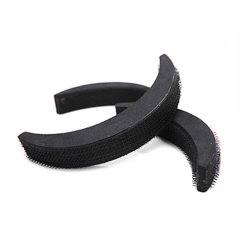 Женская заколка для волос в форме полумесяца аксессуар черного цвета простой