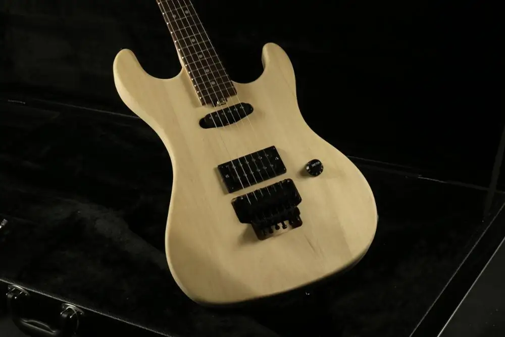 Высококачественная Разобранная гитара комплект клена Шея тополя Сделай Сам