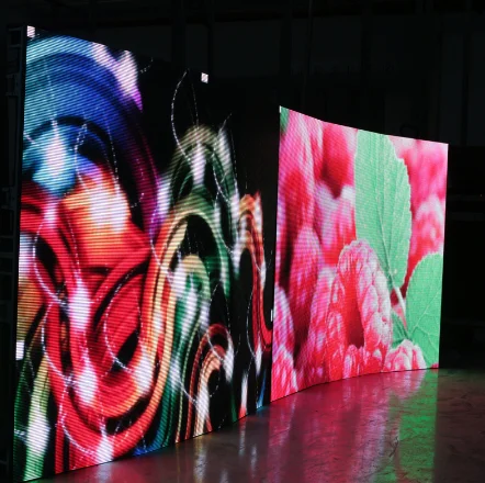 Изогнутый гибкий светодиодный экран наружный внутренний церковный Свадебный