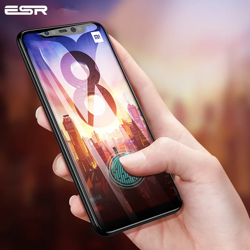 ESR Защита экрана для Xiaomi Mi 8 закаленное стекло 3X более сильное 9H 3D изогнутое полное покрытие Xiaomi Mi 8 SE защитное стекло