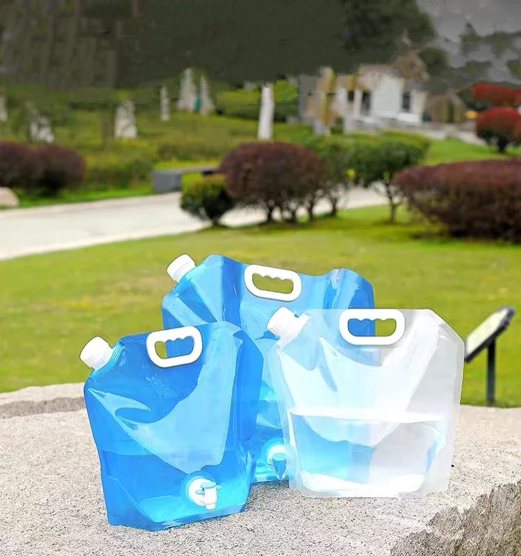

5L/10L water bag outdoor water bag large capacity foldable portable cycling camping portable thickened water storage bag