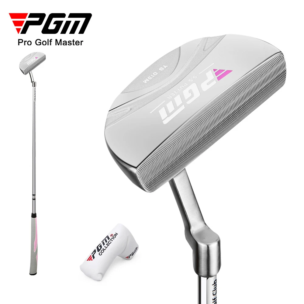

PGM YB-013M Golf Clubs Women's Stainless Steel Small Half-Round Putter Cue Shaft Head Rubber Grip Beginner Training Aids TUG030