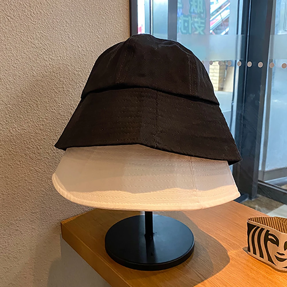 

Unisex Summer Foldable Bucket Hat Women Outdoor Sunscreen Cotton Fishing Hunting Cap Men Woman Chapeau Sun Hats