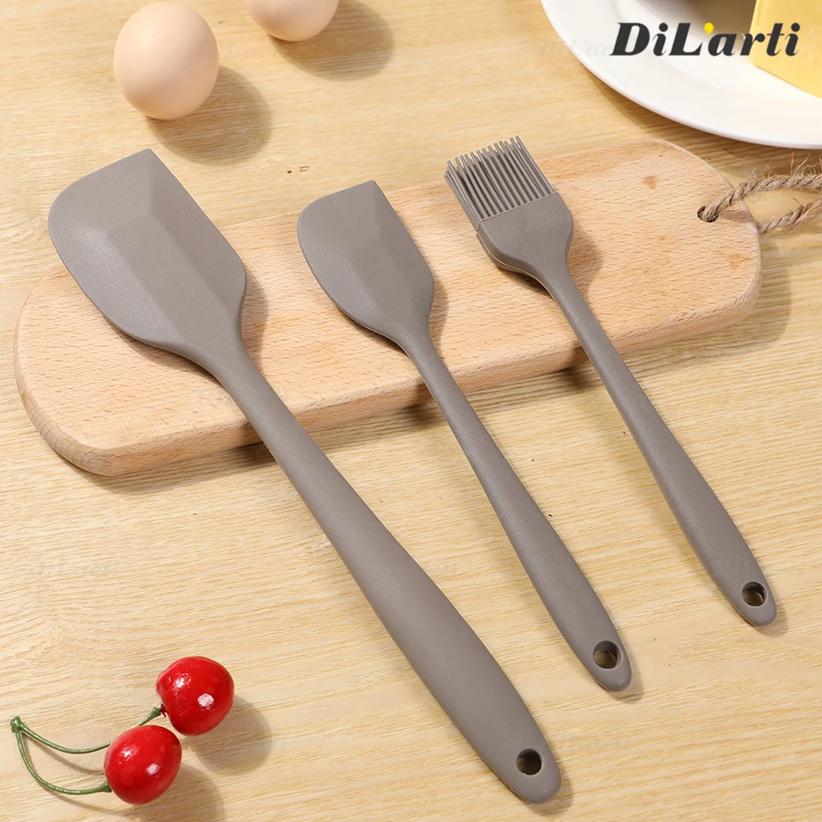 Новинка цельный высокотемпературный шпатель из пищевого силикона для