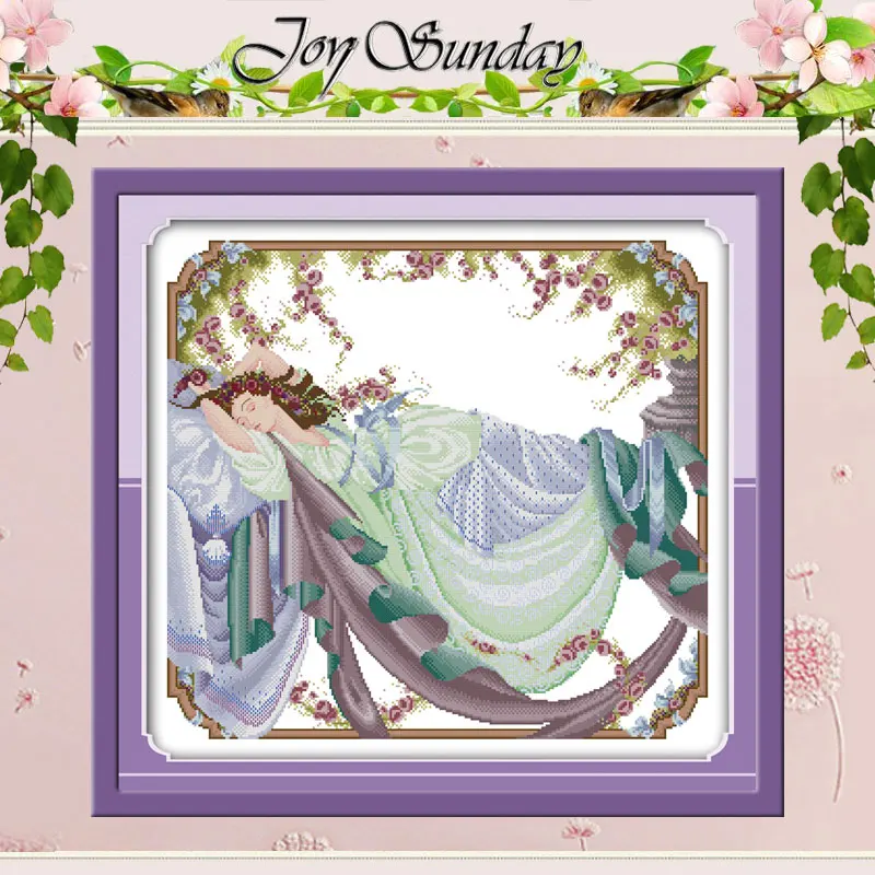 

Sleeping Beauty(1) Counted Cross Stitch 11CT 14CT Cross Stitch Sets Wholesale Chinese Cross-stitch Kits Embroidery Needlework