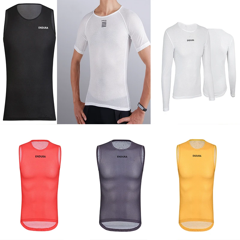 

ENDURA Men Cycling Base Layer Summer Jersey Cycling Vest Reflective MTB Road Bike Bicycle Vest Mesh Underwear Cycling Clothing