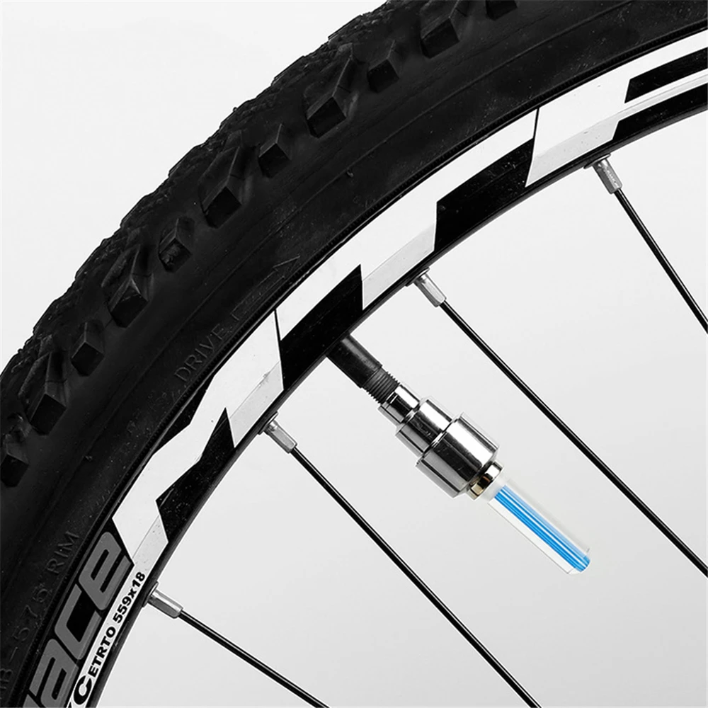 Светодиодный светильник для колес велосипеда колпачок клапана шины неоновая