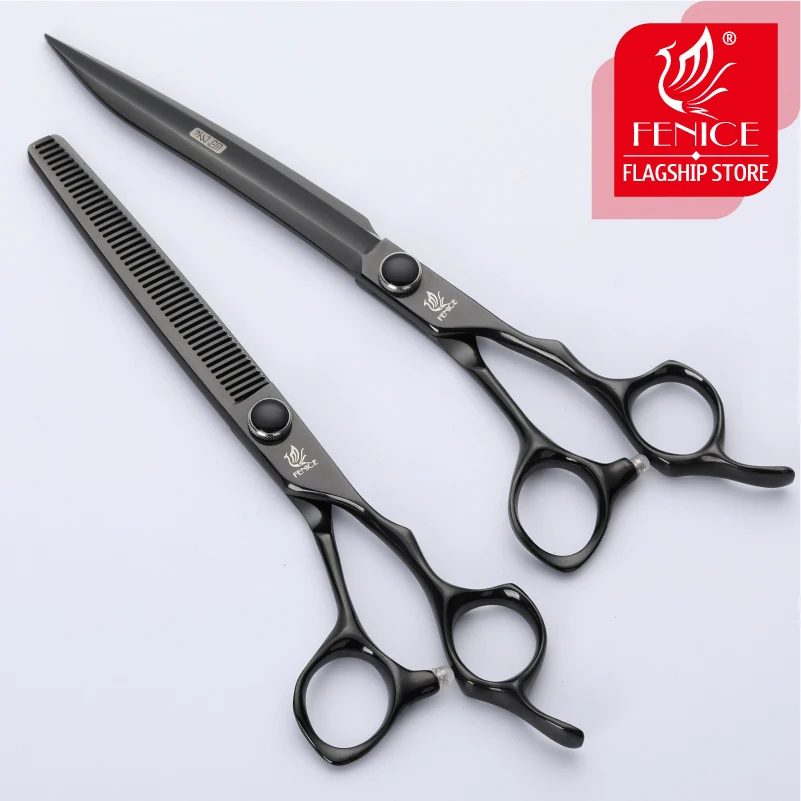 Набор ножниц Fenice JP440C Профессиональный для ухода за домашними животными 7 0/7 5