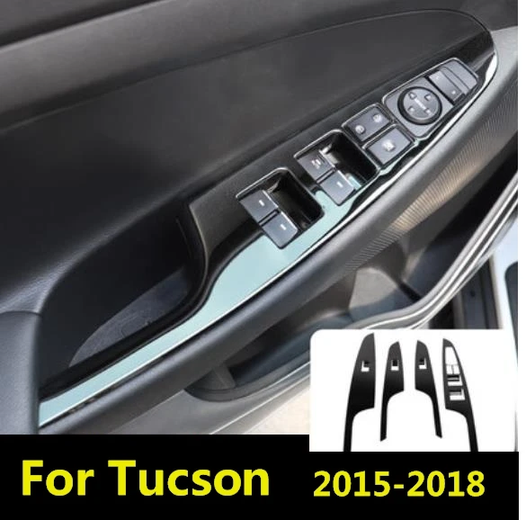 Автомобильная наклейка для Hyundai Tucson 2015 2018 крышка кнопки переключателя внутренней