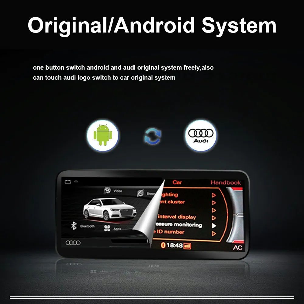 Головное устройство для автомобиля Audi A4 B8 A5 10 0 2009 8 ядер Wi Fi 4G Android 2016 сенсорный