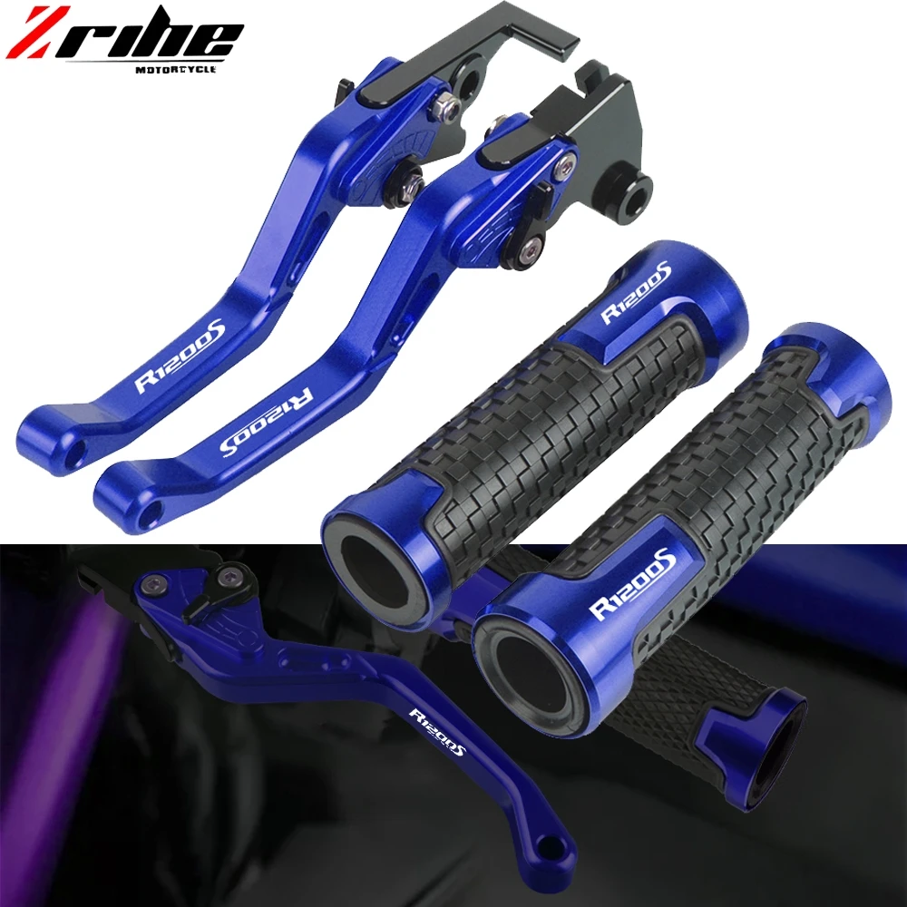 

Motorcycle Accessories for R1200S CNC Brake Clutch Levers Handlebar Hand Grips for BMW R1200S R 1200S R 1200 S 2006 2007 2008