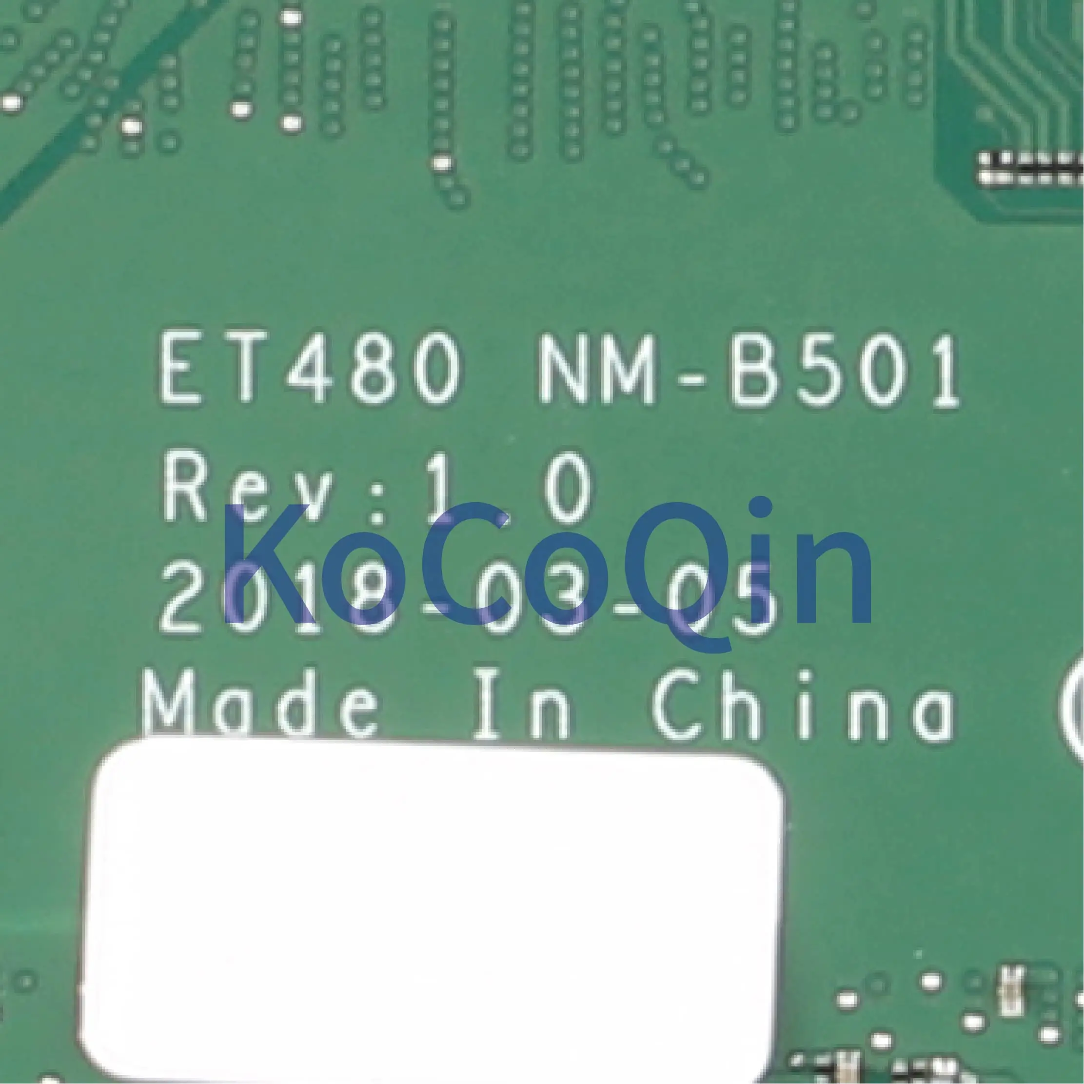 KoCoQin материнская плата для ноутбука LENOVO Thinkpad T480 Core SR3L9 I5-8350U 01YR336 01YU859 ET480 NM-B501