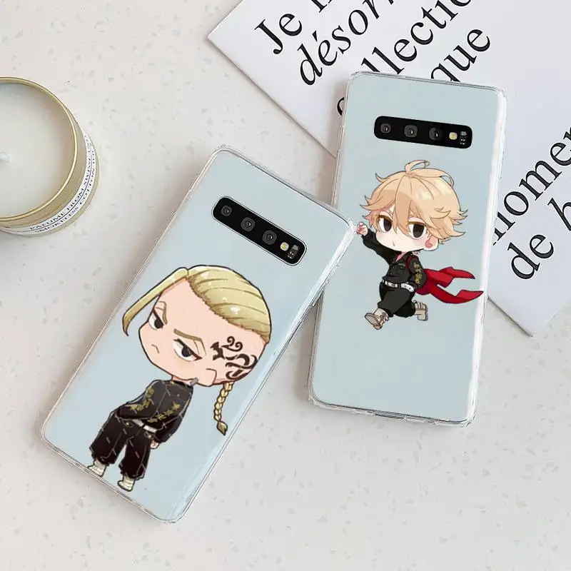 

mikey tokyo revengers cute cartoon Phone Case Transparent For Samsung Galaxy A S Note 9 10 51 50 71 70 80 20 21 30s ultra plus