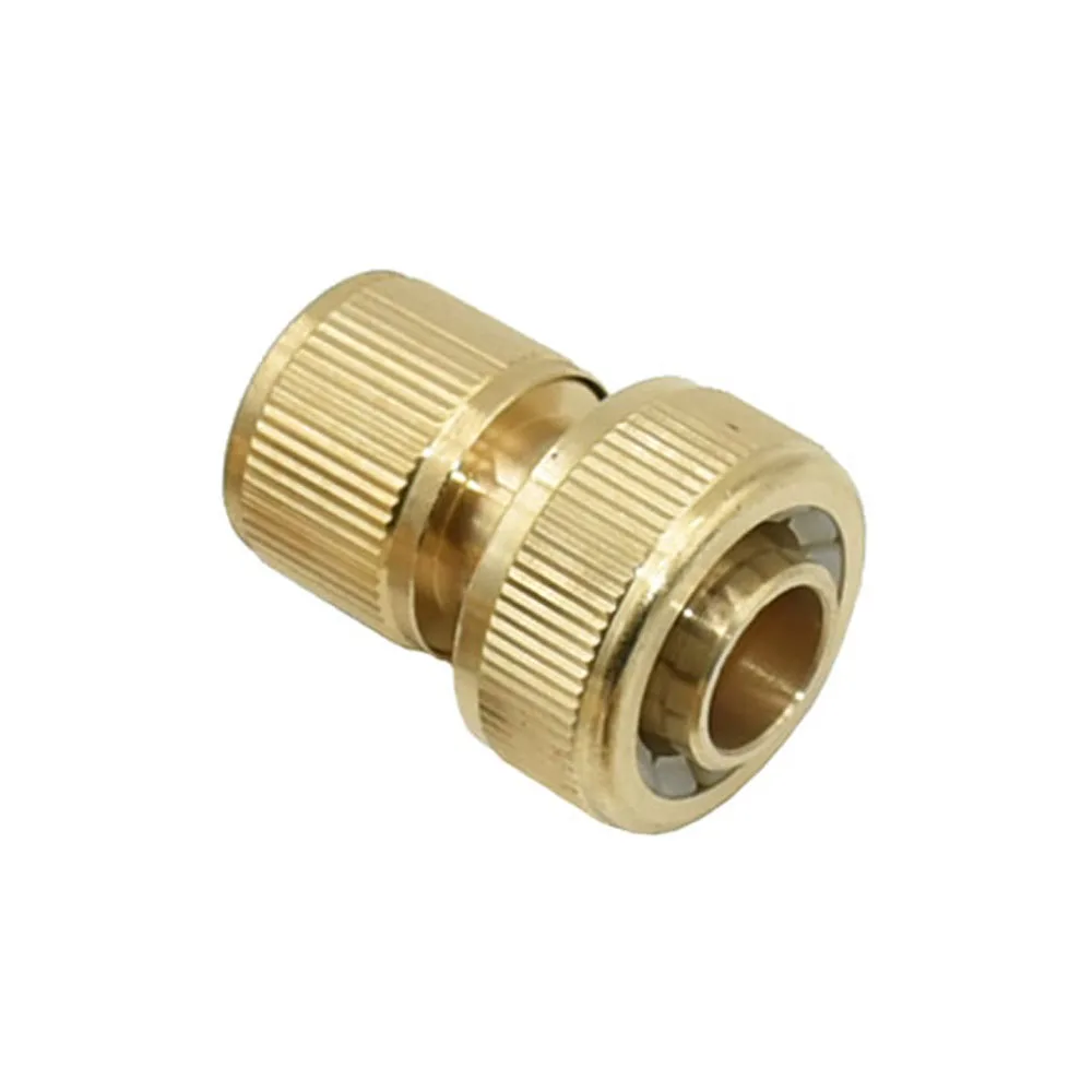 1/2 3/4 5/8 1" Thread Quick Connector Brass Garden Watering Adapter Drip Irrigation Copper Hose Quick Connector Fittings 1 Pcs images - 6