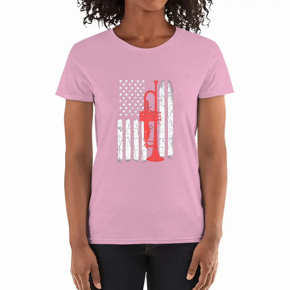 

Music Teacher Instrument Print Woman T-shirts Oversized Plus Cotton T Shirts Casual Anime Tshirt Crewneck Vintage Tshirts Woman