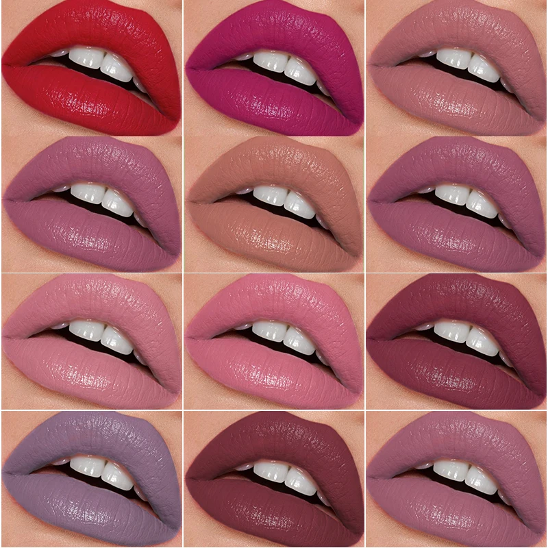 Жидкая помада KIMUSE блеск для губ матовая губная телесного цвета долговечная