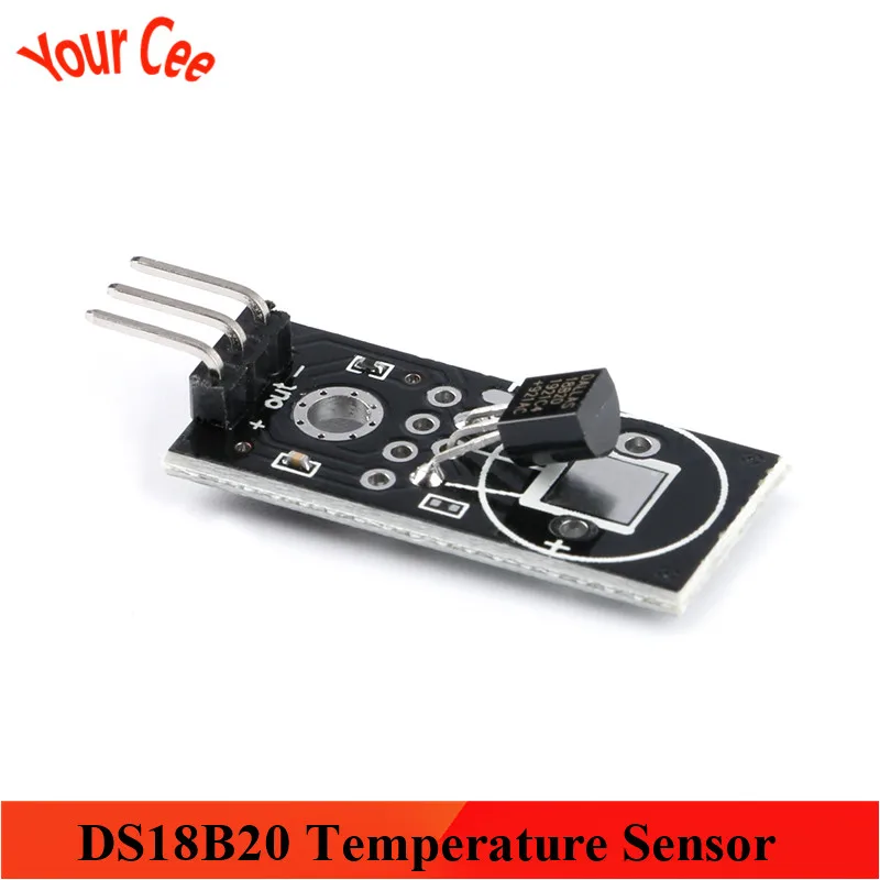 Модуль цифрового датчика температуры DS18B20 одношинный 18B20 сигнала для Arduino