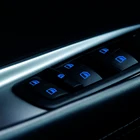Наклейки на кнопки подъема VODOOL, светящиеся наклейки для ремонта, легкая установка, универсальный Стайлинг автомобиля, двери, окна, личные элементы автомобиля