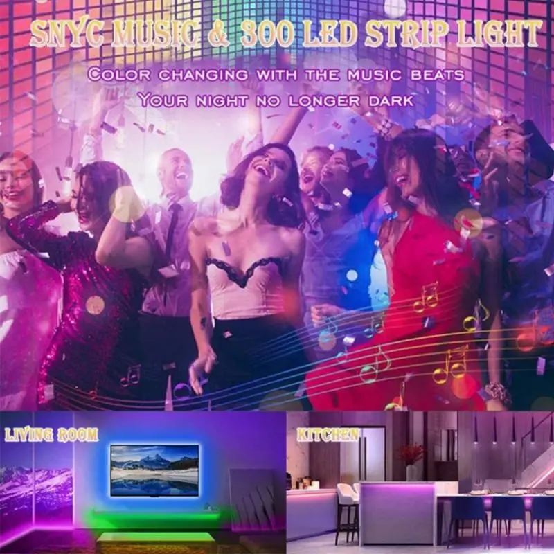 Светодиодная лента Гибкая RGB-лампа 20 м | Лампы и освещение