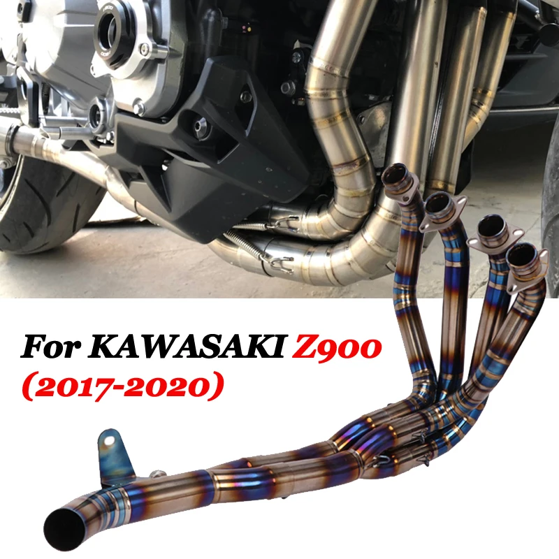 Slip On выхлопных газов для KAWASAKI Z900 2017-2020 мотоциклетные полной выхлопной системы