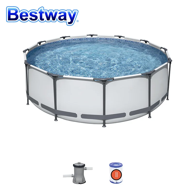 Bestway 56260 12 'X 39 5 &quot/3 66 м X 1 00 бассейн над землей водные виды спорта стальная рама