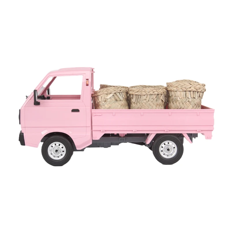 

for WPL D12 1/10 RC Truck Car Upgrade Parts Storage Basket Straw Wicker Basket Rattan Pot Decoration Accessories