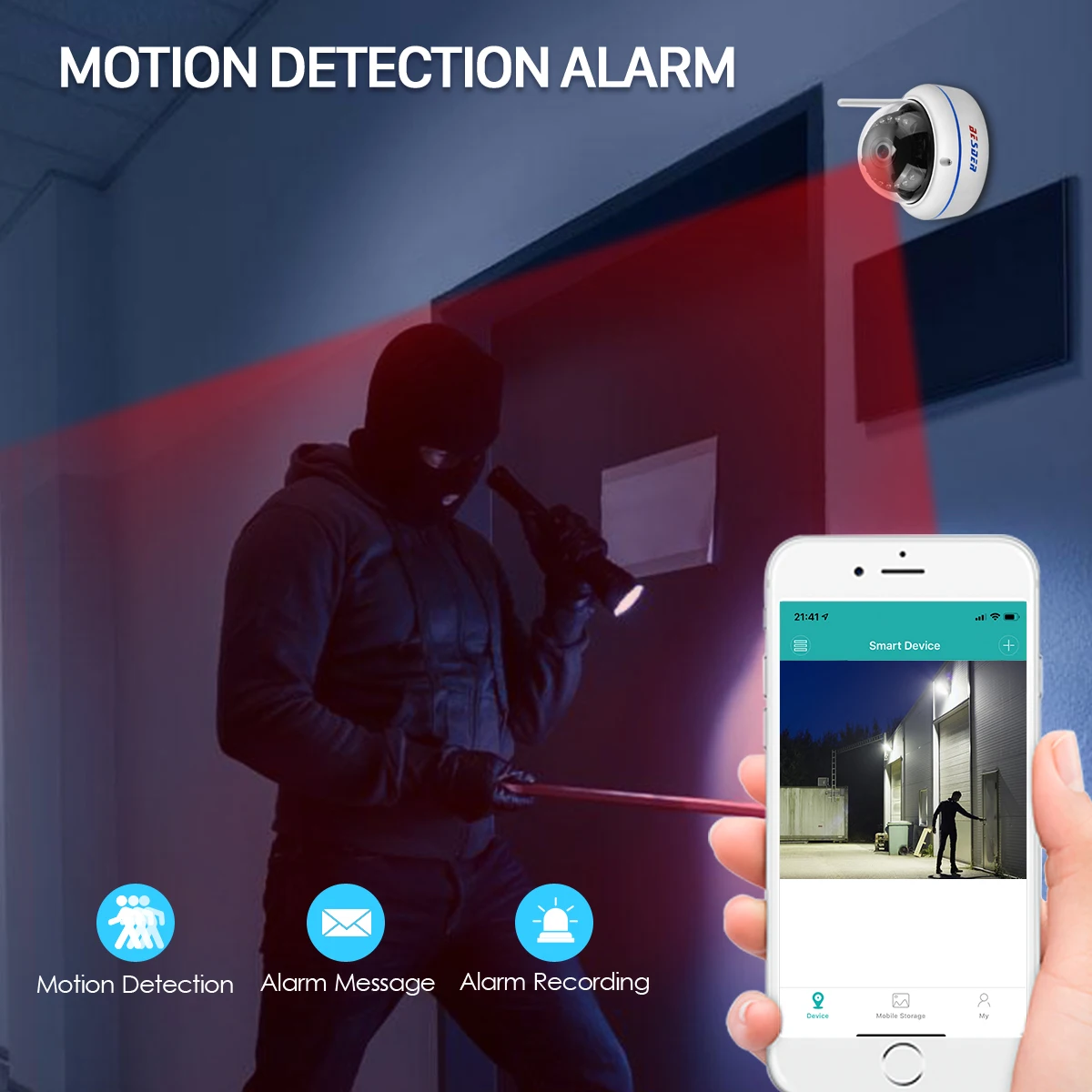 Besder 1080P Антивандальная ip-камера Wifi ONVIF P2P TF слот для карты CCTV купольная камера беспроводная Проводная аудио записанная камера безопасности