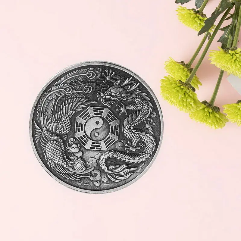 Памятная медаль Дракон и Феникс Chengxiang памятная монета значки с животными