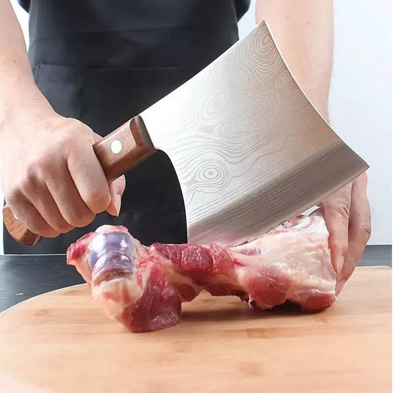 Высококачественный кованый нож ручной работы из нержавеющей стали большой