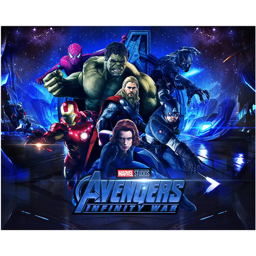 

New 2021 Diy 5D Diamond Painting Cross Stitch Avenger Superhero Diamond Embroidery Pattern Full Drill Mosaic Home Decor Gift Art
