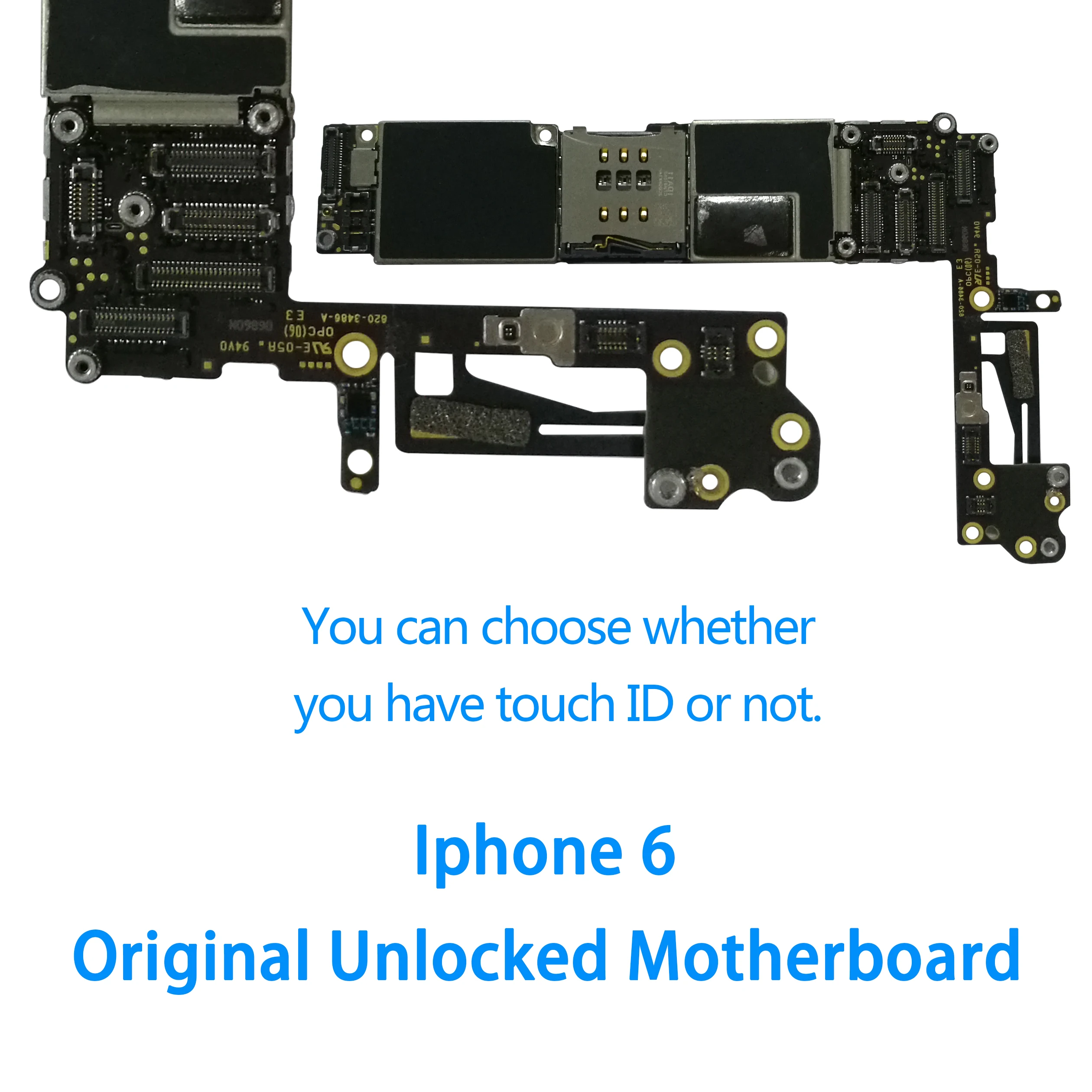 Оригинальная разблокированная материнская плата для iphone 6 с сенсорным ID/без Touch ID, для iphone 6 логические платы, 16 ГБ/32 ГБ/64 ГБ