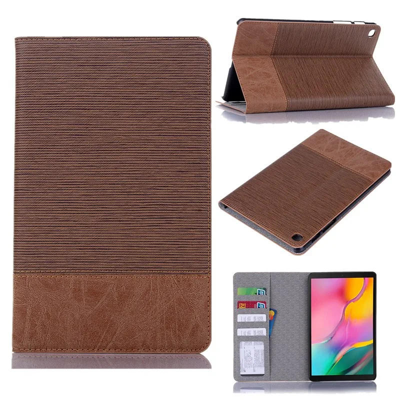 Премиум чехол из искусственной кожи для Samsung Galaxy Tab A 8 0 дюйма 2019 S Pen Магнитный SM P200