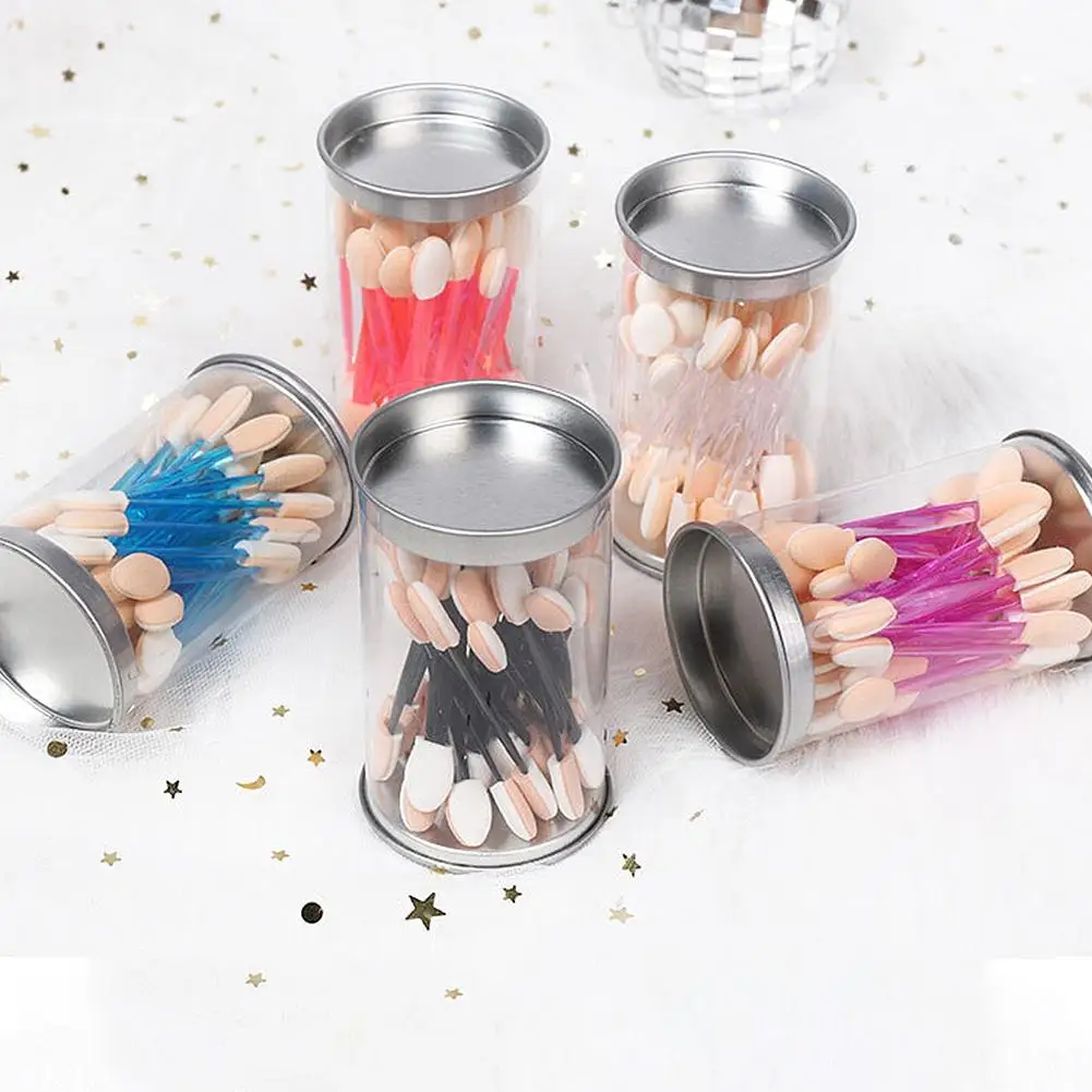 25 шт. губка с двойной головкой кисть для теней карандаш макияжа глаз инструмент